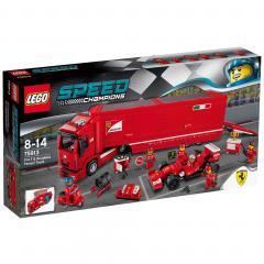 Jucarie - Lego Speed Champions - Camionul Echipei Ferrari
