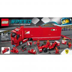Jucarie - Lego Speed Champions - Camionul Echipei Ferrari