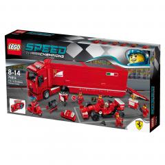 Jucarie - Lego Speed Champions - Camionul Echipei Ferrari