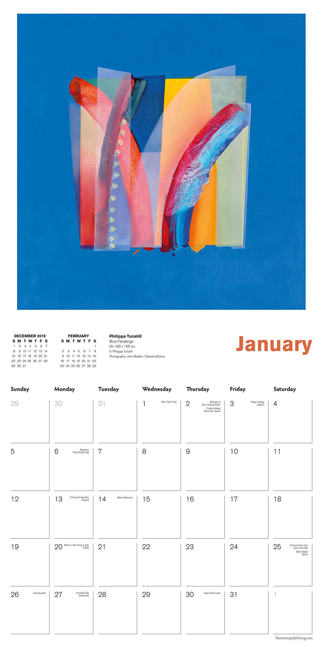 Calendar 2020 Royal Academy of Arts Flame Tree Publishing