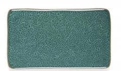Farfurie intinsa - Verde, 22 X 12.8 cm