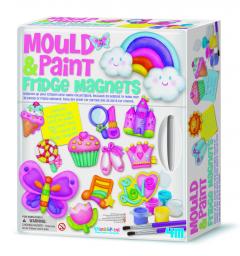 Kit creativ - Modeleaza si picteaza magneti pentru frigider