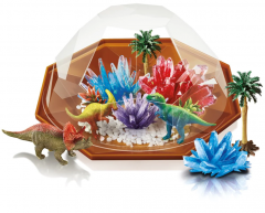 Set experimente de crescut cristale - Terariu cu dinozauri
