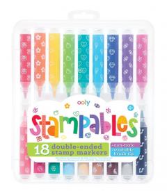 Set 18 carioci lavabile cu stampile - Stampables