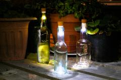 Lampa pentru sticle in forma de dop