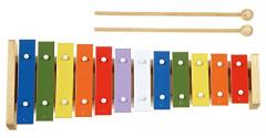 Xilofon Metallophone - 12 note colorate