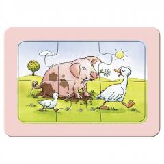 Puzzle 3x6 piese - My First Puzzles - Animale