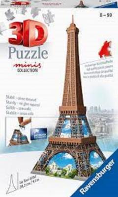 Puzzle 3D - Mini Turnul Eiffel - 54 piese