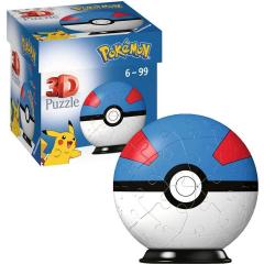 Puzzle 3D - Pokemon - 54 piese
