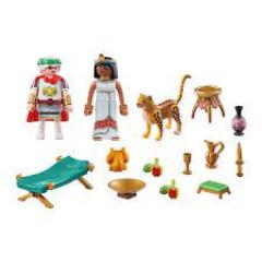 Set figurine - Asterix si Obelix, Cezar si Cleopatra