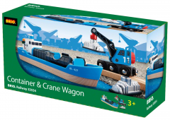 Set de joaca - Container and Crane Wagon
