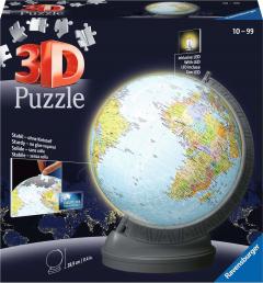 Puzzle 3D cu led - Globul pamantesc - 540 piese