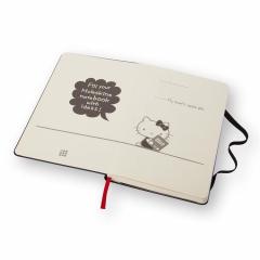 Moleskine Hello Kitty Limited Edition Hard Ruled Black Notebook
