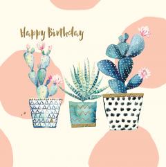Felicitare - Happy Birthday - Cactus