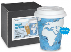 Cana de colorat - Coffee to go - Self made - Around the World