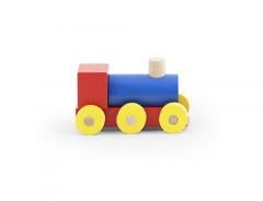 Puzzle tren din lemn Kikkerland
