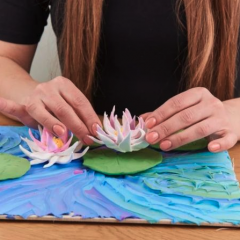 Set creativ - Sensory Art, Water Lilies