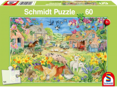 Puzzle 60 piese - My Little Farm