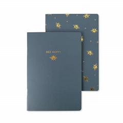 Set carnete - Bee Happy, 2 buc.