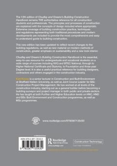 Chudley and Greeno's Building Construction Handbook