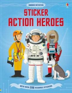Coperta cărții Sticker Dressing Action Heroes