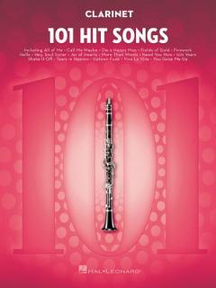 Coperta cărții 101 Hit Songs For Clarinet