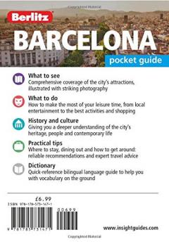 Berlitz Pocket Guide Barcelona (Travel Guide with Dictionary)