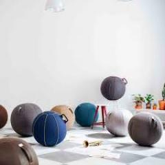 Minge de sezut - Vluv Coarse Concrete 55 cm