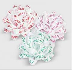 Fundita 80 mm - Happy Birthday - mai multe modele