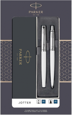 Set stilou si pix - Jotter - Original White