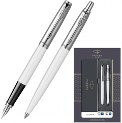 Set stilou si pix - Jotter - Original White