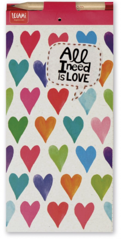 Carnetel cu magnet - Don't Forget With Hearts