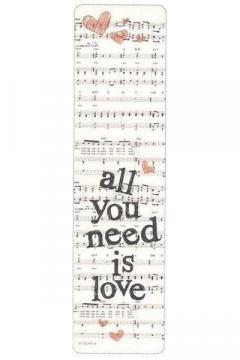 Semn de carte - All You Need Is Love
