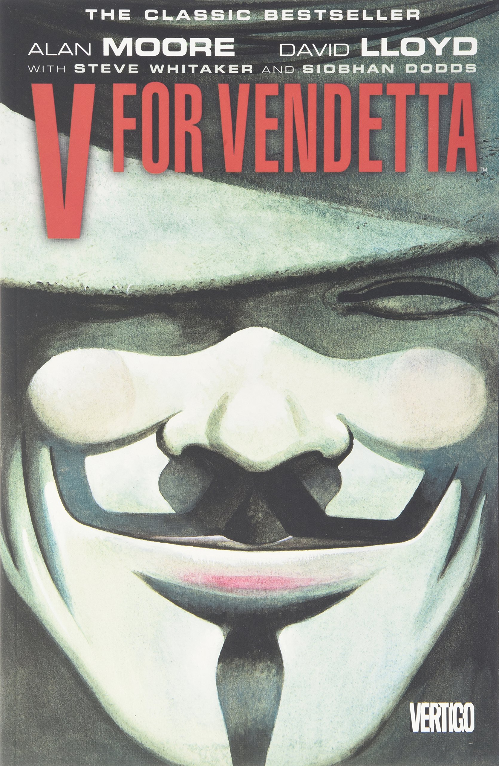 V For Vendetta Book and Mask Set David Lloyd, Alan Moore