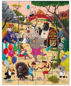 Puzzle - Animale petrecarete