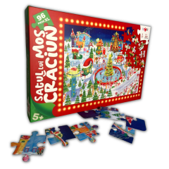 Puzzle 96 piese - Satul lui Mos Craciun
