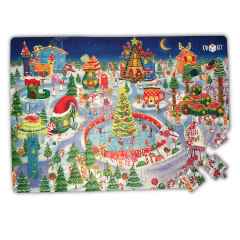 Puzzle 96 piese - Satul lui Mos Craciun