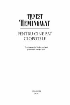 Pentru cine bat clopotele