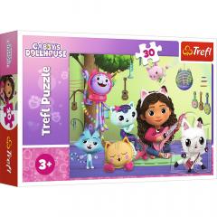Puzzle - Gabbys Dollhouse - Casa lui Gabby 30 de piese