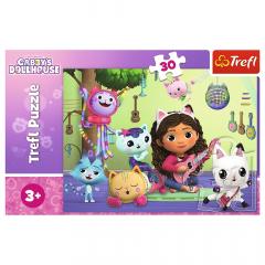 Puzzle - Gabbys Dollhouse - Casa lui Gabby 30 de piese