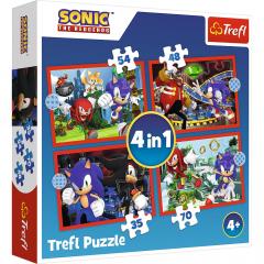 Puzzle 4 in 1 - Sonic - Aventurile lui Sonic