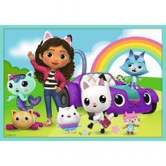 Puzzle 10 in 1 - Gabbys Dollhouse - In universul lui Gabby