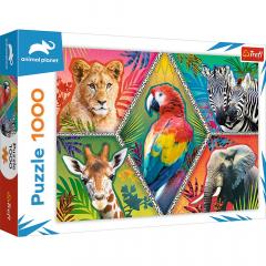 Puzzle - Animale exotice 1000 de piese