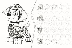 Puzzle cu doua fete - Patrula Catelusilor - Patrula in actiune, piese 24 super maxi 