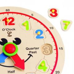 Jucarie Ceas de lemn -  Happy Hour