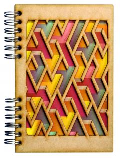 Carnet A6 - Lined - Labyrinth