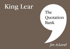 Coperta cărții Quotation Bank: King Lear A-Level Revision and Study Guide for English Literature