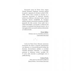 Arhitectura politica a primului partid unic din istoria Romaniei