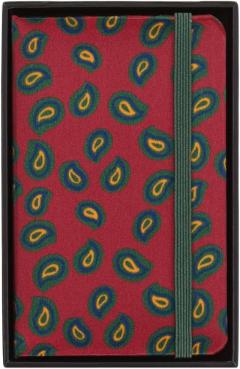 Carnet - Silk Hard Cover with Gift Box - XS, Plain - Bordeaux