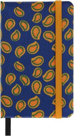 Carnet - Silk Hard Cover with Gift Box - XS, Plain - Blue